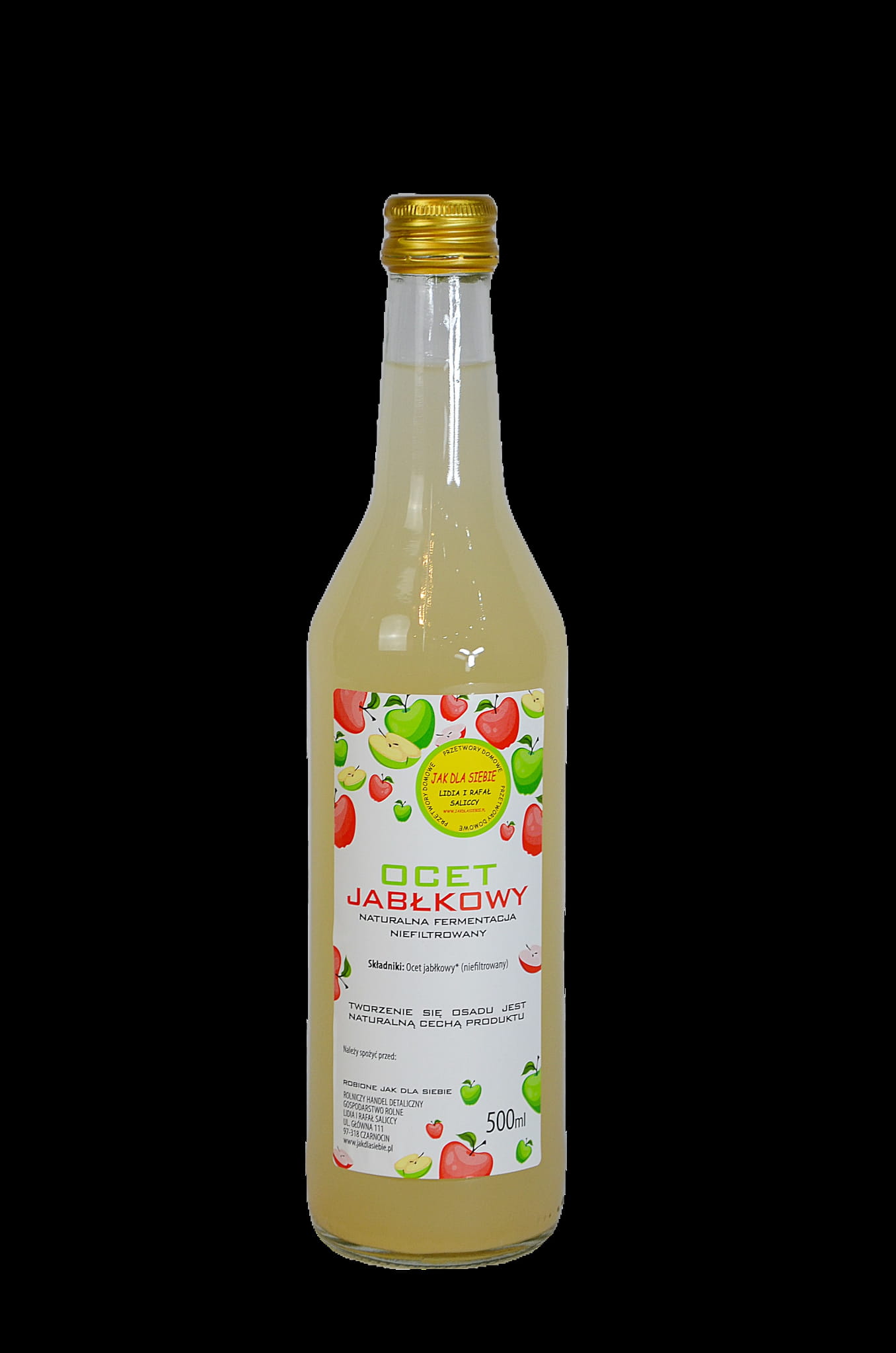 Ocet Jabłkowy 500ml